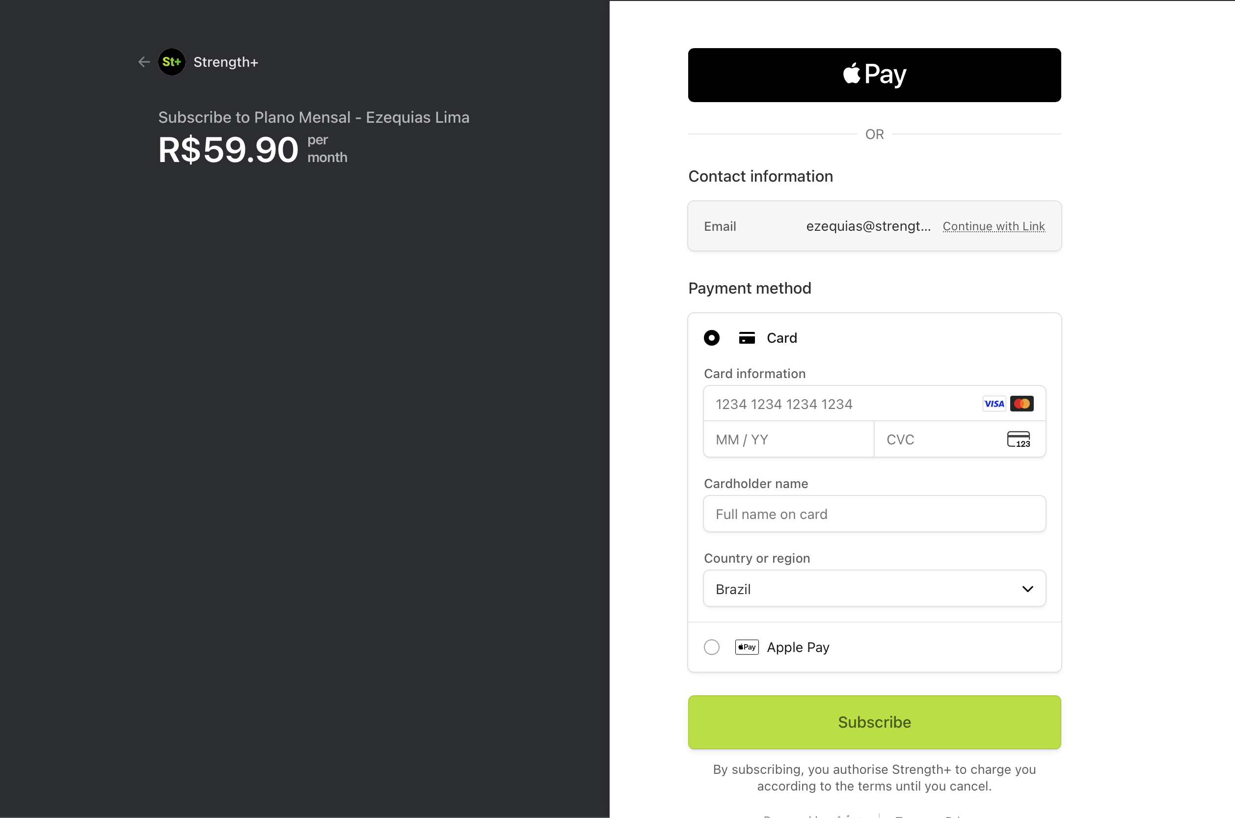 Cobrança e financeiro